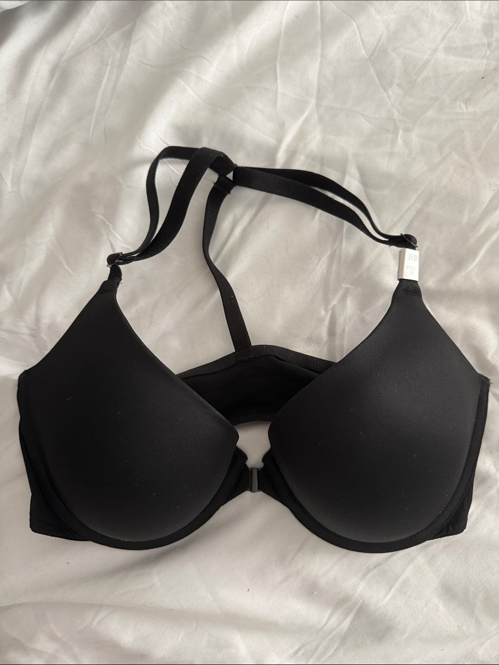 PINK Victoria's Secret Black Push-Up Bra